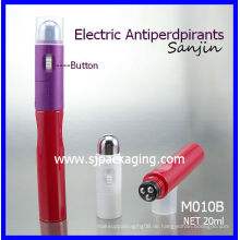 Elektrische Rolle auf Flasche 20ml elektrische Gesichtscreme Rolle auf Verpackung elektrische vibrierende Kunststoffrolle auf Flasche